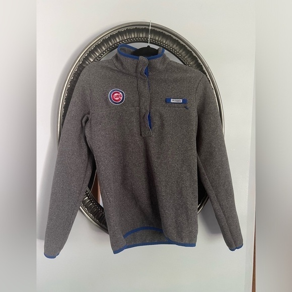 Columbia Tops - Columbia‎ 1/4 Snap Cubs Pullover